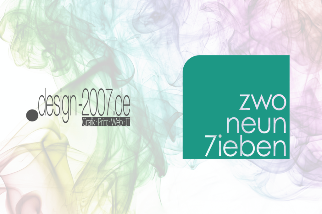 Aus design-2007 wird ZwoNeun7ieben IT-Solutions | Grafikdesign Dominik Nagel Ihr Partner für alle Grafik & IT-Themen in der Region